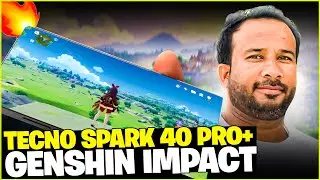 Tecno Spark 40 Pro+ 🔥 Genshin Impact Gaming Test | FPS, Graphics & Performance 2025 🎮