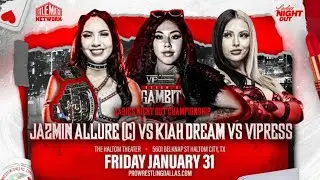 Kiah Dream Vs Vipress Vs Jasmin Allure VIP Wrestling