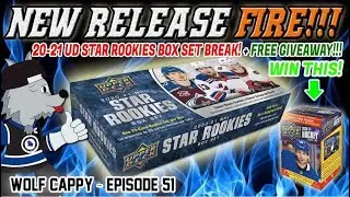 🔥EVERY TOP ROOKIE! Lafreniere, Kaprizov + more! UD 20-21 Star Rookies Box Break - Wolf Cappy Ep 51