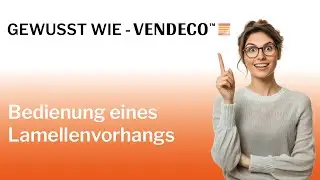 Bedienung eines Lamellenvorhangs