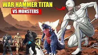 War Hammer Titan vs Giant Monsters | 3D Monster Size Comparison 2025