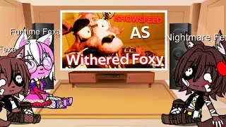 Fexa&rsquo;s react to Withered Foxy as iShowspeed (check Description)