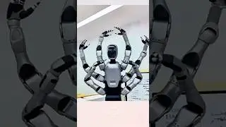 Шестирукий супергуманоидный робот от Midea #humanoidrobot #robot #robotics #airobot #industry40