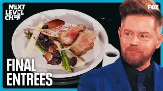 Judges React to the Final 3&rsquo;s Finale Entrees | Next Level Chef