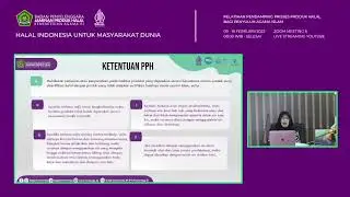 🔴 Pelatihan Pendamping PPH |  Lady Yulia [ Proses Produk Halal ]