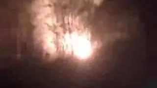 Powerline arcing on the ground.
