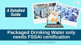 Для фасованной питьевой воды требуется только FSSAI: подробное руководство