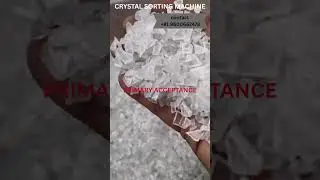 💎Crystal Color Sorter Machine | Transparent Material Sorting | Mark Color Sorter  📞+91 9600662478
