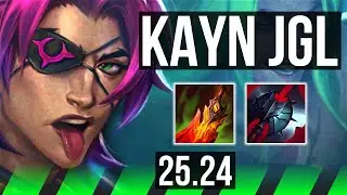 KAYN vs SYLAS (JGL) | Good KDA: 11/1/8 | KR Master | 25.24