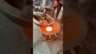7221200403436719412 Old-fashioned cast iron pan production #Coating-free non-stick pan