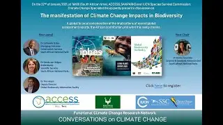 ACCESS CoCC3 The manifestation of climate change in biodiversity.
