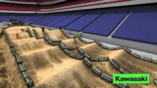 Supercross LIVE! 2014 - Houston 4/5/14 - Monster Energy Supercross Animated Track Map