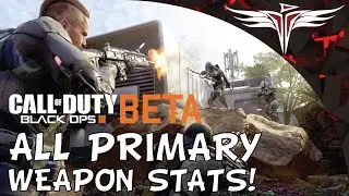 Black Ops 3 Beta - All Primary Weapons and Stats