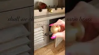 Satin Brass or Antique Finish? You Decide! 🛠️✨