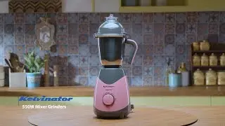 Kelvinator 550W Mixer Grinder: Ready For Smooth Grinding. Ready For Anything.