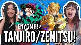 JOVENS REAGEM A ENYGMA - RAP DO TANJIRO, RAP DO ZENITSU E RAP DO RENGOKU (KIMETSU NO YABA)