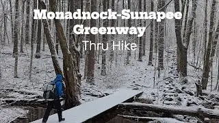 Backpacking the Monadnock-Sunapee Greenway Trail. A shoulder season thru hike in New Hampshire.