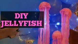 How to make a Jellyfish with lanterns & Styrofoam balls #DIY #carfts #underthesea #sealife #fish