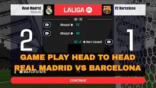 Real Madrid vs Barcelona full gameplay in fc mobile tamil #messi #ronaldo #neymar