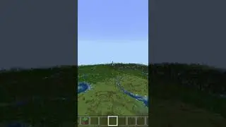 Minecraft on 76 chunk Render Distance  #shorts