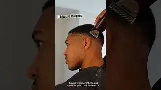 Чернокожие мужчины: как подстричься самостоятельно 💈 #урокипарикмахерской #самостоятельнаястрижка