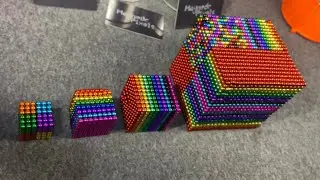 Size comparison of 216/512/1000/8000 magnetic balls