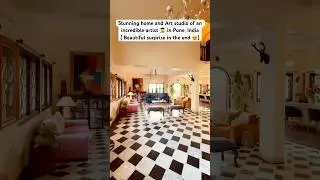 House of an artist in Pune 😍 #housetour #hometour #artist #artwork #aesthetic #villa