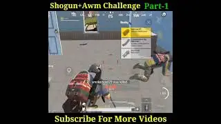 😤SHOTGUN+AWM CHALLENGE / PUBG LITE WHATSAPP STATUS VIDEO 1V4 CLUTCH / RTF RIDER #Shorts