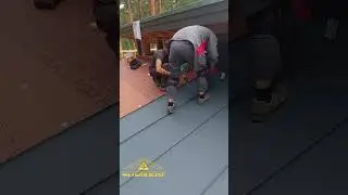 Фальцевая кровля #двойнойфальц#roof #фальц