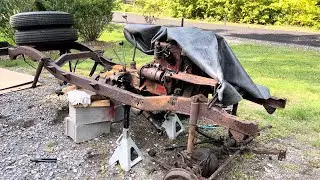 Finally Down to Bare Frame!! (+Engine) | Willys Jeep DJ Restoration Pt. 4