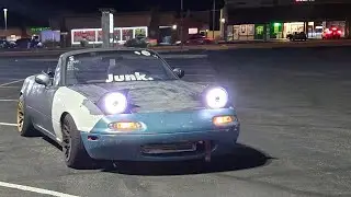 NA Miata Gets LED headlights