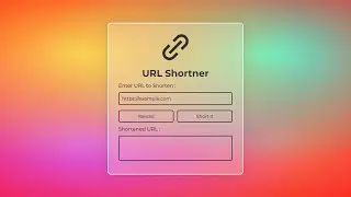 URL Link Shortener in JavaScript | 30 JavaScript Projects in 30 Days | Day # 3