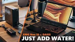 How to properly cool a gaming laptop! - XMG Neo 15 with Oasis Review