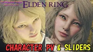 ELDEN RING | Female Character Creation (4K) - PV & Sliders / エルデンリング キャラメイク PV & レシピ