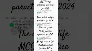 #mdcat #biology #paractice #MCQs #and #PYQS