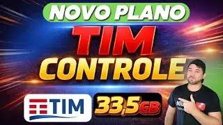 TIM LAN&Ccedil;A NOVO PLANO CONTROLE COM 33 GIGAS!