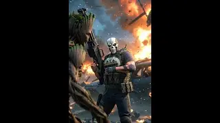 ⚡ Marvel Rivals EPIC Battle! Punisher & I Am Groot Dominate! ⚡