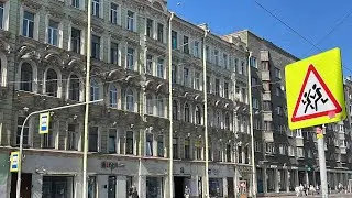 MIDDLE PROSPECT OF VASILYEVSKY ISLAND 🇷🇺 SAINT-PETERSBURG | EPISODE 659 #saintpetersburg #citywalk