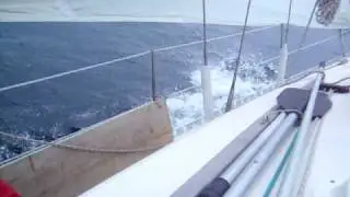 ACTIVITY YACHTING HOLIDAYS SAILING UPWIND AT 7 KNOTS ON YACHT JIMMY