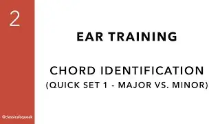 RCM Level 2 Chords (Ear Training - Major or Minor Triads) | Quick Set 1