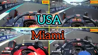 F1.  GP. Miami.  Pole position. 2022-2025 (Verstappen×2. Leclerc. Perez)