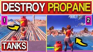 Destroy structures with Propane Tanks - Fortnite Propane Tanks LOCATION - Fortnite tntina challenges