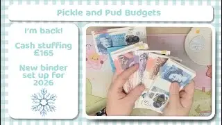 I'm back! Cash stuffing &pound;165 | New binder set up | Digital envelopes with fake cash