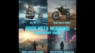 Good Meta Morning | The Chillberry Show #gamingpodcast #metaversegaming #vr #vrgaming #sailvr #motox
