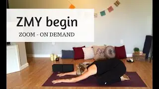 Yoga for Beginners | Recorded LIVE stream ZOOM in Studio | ZENner mobile yoga