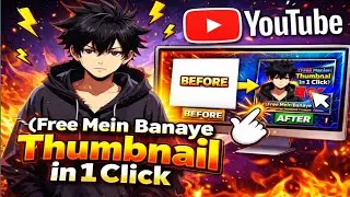 Free Mein Banaye Thumbnail in 1 Click 😱 | YouTube Thumbnail Kaise Banaye Free