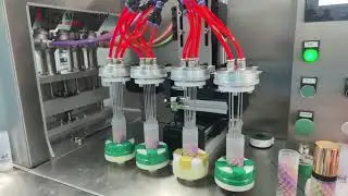 Dual-Color Swirl Filling Machine For Air Cushion CC BB|YQ  cream flower pattern dosing equipment