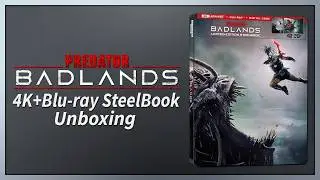 Распаковка Blu-ray SteelBook-издания фильма &laquo;Хищник: Пустоши&raquo; в формате 4K+