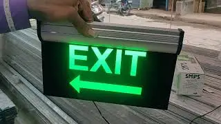 Blockout Exit signage