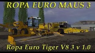 Farming Simulator 2015 обзор мода ( ROPA EURO MAUS 3 )